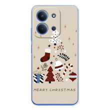 Різдвяні Чохли для Xiaomi Poco C85 (VPrint) – Merry Christmas