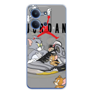Силиконовый Чехол Nike Air Jordan на Шяоми Поко С85 – Air Jordan