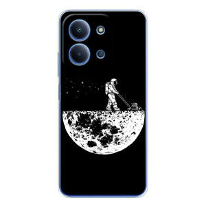Силиконовый Чехол с принтом "Космонавты" на Xiaomi Poco C85 – Космонавт