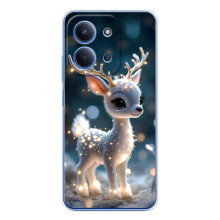 Яскравий чохол для Xiaomi Poco C85 з Зимові Оленята – Блискуче оленятко