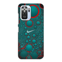 Силиконовый Чехол на Xiaomi POCO F3 Pro с картинкой Nike (Найк зеленый)