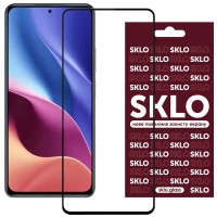 Защитное стекло SKLO 3D (full glue) для Xiaomi Redmi K40/K40 Pro/K40 Pro+/Poco F3/Mi 11i/Poco X3 GT – Черный