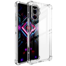 TPU чехол GETMAN Ease logo усиленные углы Full Camera для Xiaomi Redmi K40/K40 Pro/K40 Pro+/Poco F3 – Прозрачный