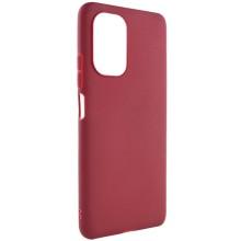 Силиконовый чехол Candy для Xiaomi Redmi K40 / K40 Pro / K40 Pro+ / Poco F3 / Mi 11i – Бордовый