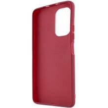 Силиконовый чехол Candy для Xiaomi Redmi K40 / K40 Pro / K40 Pro+ / Poco F3 / Mi 11i – Бордовый