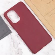 Силиконовый чехол Candy для Xiaomi Redmi K40 / K40 Pro / K40 Pro+ / Poco F3 / Mi 11i – Бордовый