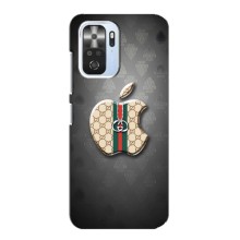 Чехлы ГУЧЧИ для Поко Ф3 (AlphaPrint) (Apple gucci)