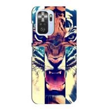 Чехлы с изображением разных животных для Xiaomi POCO F3 (Яркий Тигр)