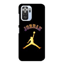 Чехлы для Xiaomi POCO F3 - с картинкой JORDAN (AlphaPrint) (Jordan Gold)