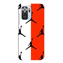 Чехлы для Xiaomi POCO F3 - с картинкой JORDAN (AlphaPrint) (Лого Джордан)