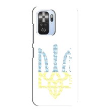 Чохли для Xiaomi POCO F3 Укр. Символіка (AlphaPrint) (Герб з букв)