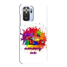 Чехол Амонг Ас для Xiaomi POCO F3 (AlphaPrint) (Яркий АмонгАс)