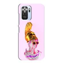 Чехол с Прикольным принтом на Xiaomi POCO F3 (АРТ Статуя)