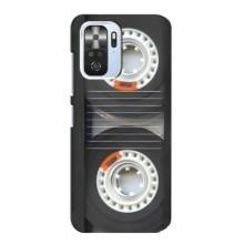 Чехол с Прикольным принтом на Xiaomi POCO F3 (Кассета магнитофона)