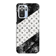 Чехол Стиль Louis Vuitton на Xiaomi POCO F3 (LV на белом)