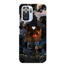 Чехол как приручить дракона на Xiaomi POCO F3 – Дракон коллаж