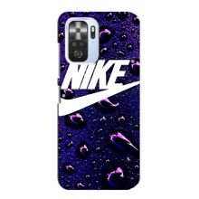 Чохол з логтипом Найк на Xiaomi POCO F3 (Найк на фіолетовому)