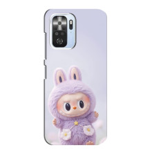 Чехол с принтом Лабубу для Xiaomi POCO F3 – Фиолетовый Лабубу