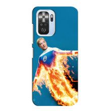 Чехол с принтом Фантастическая четверка для Xiaomi POCO F3 – Человек-Факел