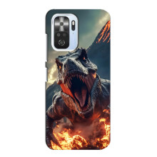 Чехол с картинкой «Хищники» для Xiaomi POCO F3 – Динозавр