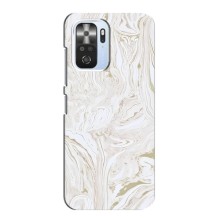 Мраморный чехол на Xiaomi POCO F3 (VPrint) (Белый мрамор)