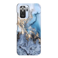Мраморный чехол на Xiaomi POCO F3 (VPrint) (Нежный мрамор)