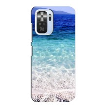 Силиконовый чехол с КАРТИНКАМИ лето для Xiaomi POCO F3 (AlphaPrint) (Море)