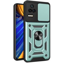 Ударостійкий чохол Camshield Serge Ring для Xiaomi Poco F4 – Зелений