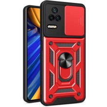 Ударостійкий чохол Camshield Serge Ring для Xiaomi Poco F4 – Червоний