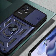 Ударостійкий чохол Camshield Serge Ring для Xiaomi Poco F4 – Синій