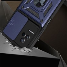 Ударостійкий чохол Camshield Serge Ring для Xiaomi Poco F4 – Синій