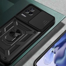 Ударостійкий чохол Camshield Serge Ring для Xiaomi Poco F4 – Чорний