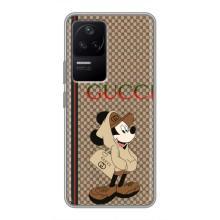 Чохли  GUCCI для Ксяомі ПОКО Ф4 (5G) (AlphaPrint) (Mickey GUCCI)