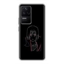 Чехлы на тему: Итачи Учиха для Xiaomi POCO F4 (5G) (AlphaPrint)