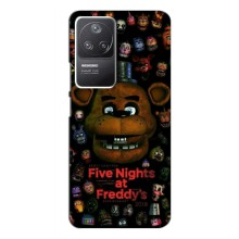 Чехлы Пять ночей с Фредди для Поко Ф4 (5G) – Freddy