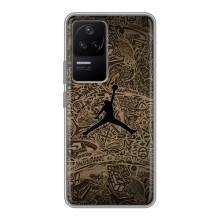 Чехлы для Xiaomi POCO F4 (5G) - с картинкой JORDAN (AlphaPrint) – Logo Jordan