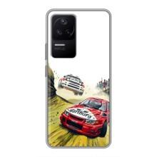 Чохли з Машинами на Ксяомі ПОКО Ф4 (5G) (VPrint) (Гоночні Тачки)