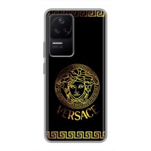 Чехлы VERSACE для Поко Ф4 (5G) (PREMIUMPrint) (Logo Versace)