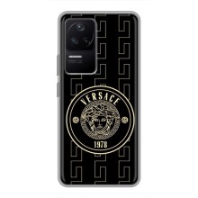 Чехлы VERSACE для Поко Ф4 (5G) (PREMIUMPrint) (Лого Версаче)