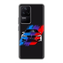 Чехол BMW для Поко Ф4 (5G) – Цветная БМВ