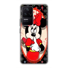 Чехол Disney Mouse Xiaomi POCO F4 (5G) (PREMIUMPrint) (Минни Маус ЛВ)