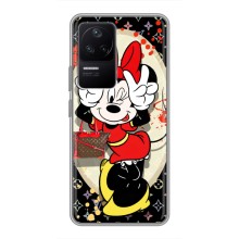 Чехол Disney Mouse Xiaomi POCO F4 (5G) (PREMIUMPrint) (Минни peace)