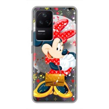 Чехол Disney Mouse Xiaomi POCO F4 (5G) (PREMIUMPrint) (Minni с бантиком)