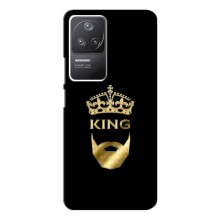 Чохол (Корона на чорному фоні) для Поко Ф4 (5G) – KING
