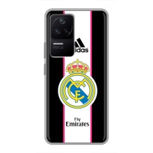 Чехол для Xiaomi POCO F4 (5G) с принтом (Лого Real Madrid)