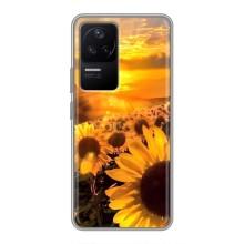 Чохол з Квітами для Xiaomi POCO F4 (5G) (поле соняшників)