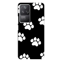 Бампер для Xiaomi POCO F4 (5G) з картинкою "Песики" – Сліди собак
