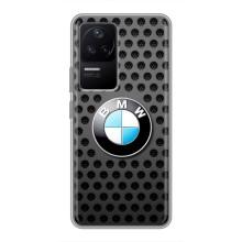 Чехол для Поко Ф4 (5G) - с принтом БМВ (AlphaPrint) – Знак БМВ