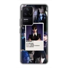 Чохли Венсдей на Xiaomi POCO F4 (5G) Уенсдей (AlphaPrint) (колаж Венздей)