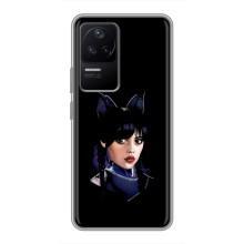 Чохли Венсдей на Xiaomi POCO F4 (5G) Уенсдей (AlphaPrint) (серйозна Венздей)